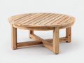 Tavolo da giardino - legno di teak - 100 x 100 x 45 cm - naturale - stile rustico